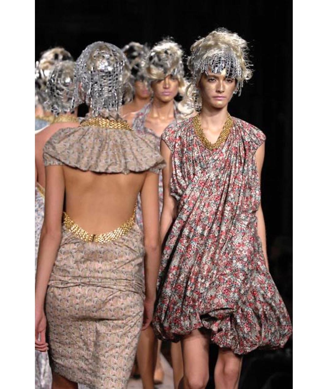 JUNYA WATANABE Мульти хлопковое коктейльное платье, фото 3