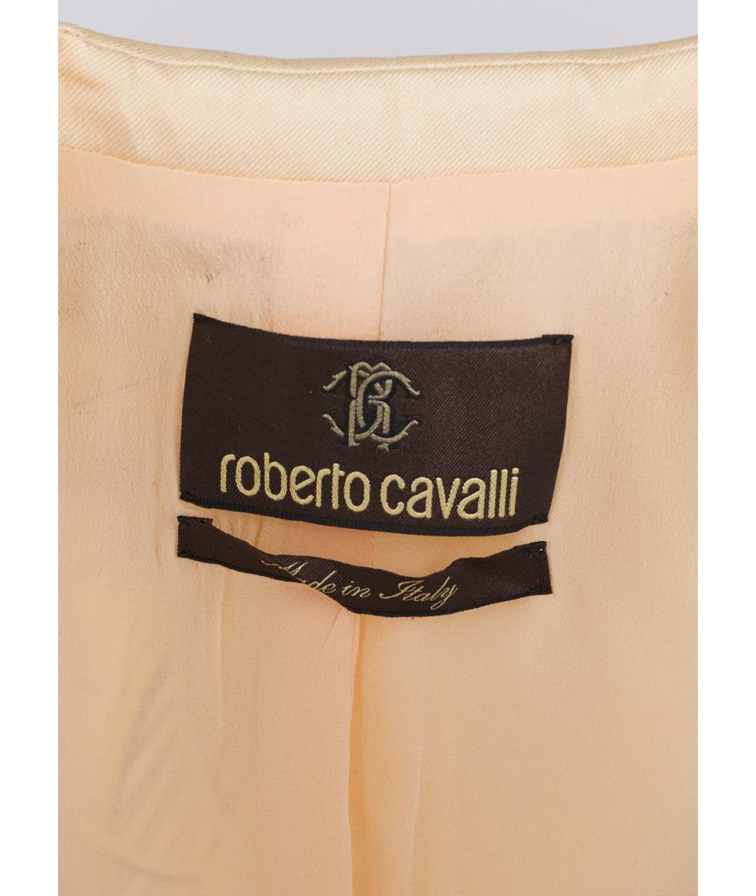 ROBERTO CAVALLI Розовый шелковый жакет/пиджак, фото 3