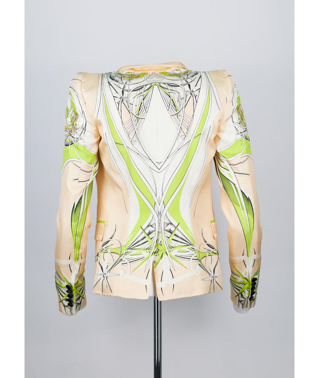 ROBERTO CAVALLI Розовый шелковый жакет/пиджак, фото 2