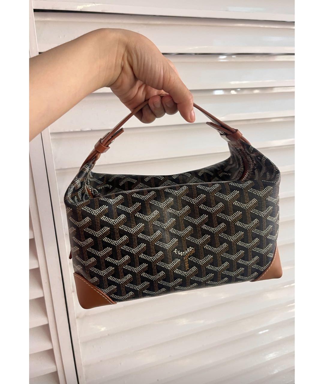 GOYARD Коричневая косметичка, фото 6