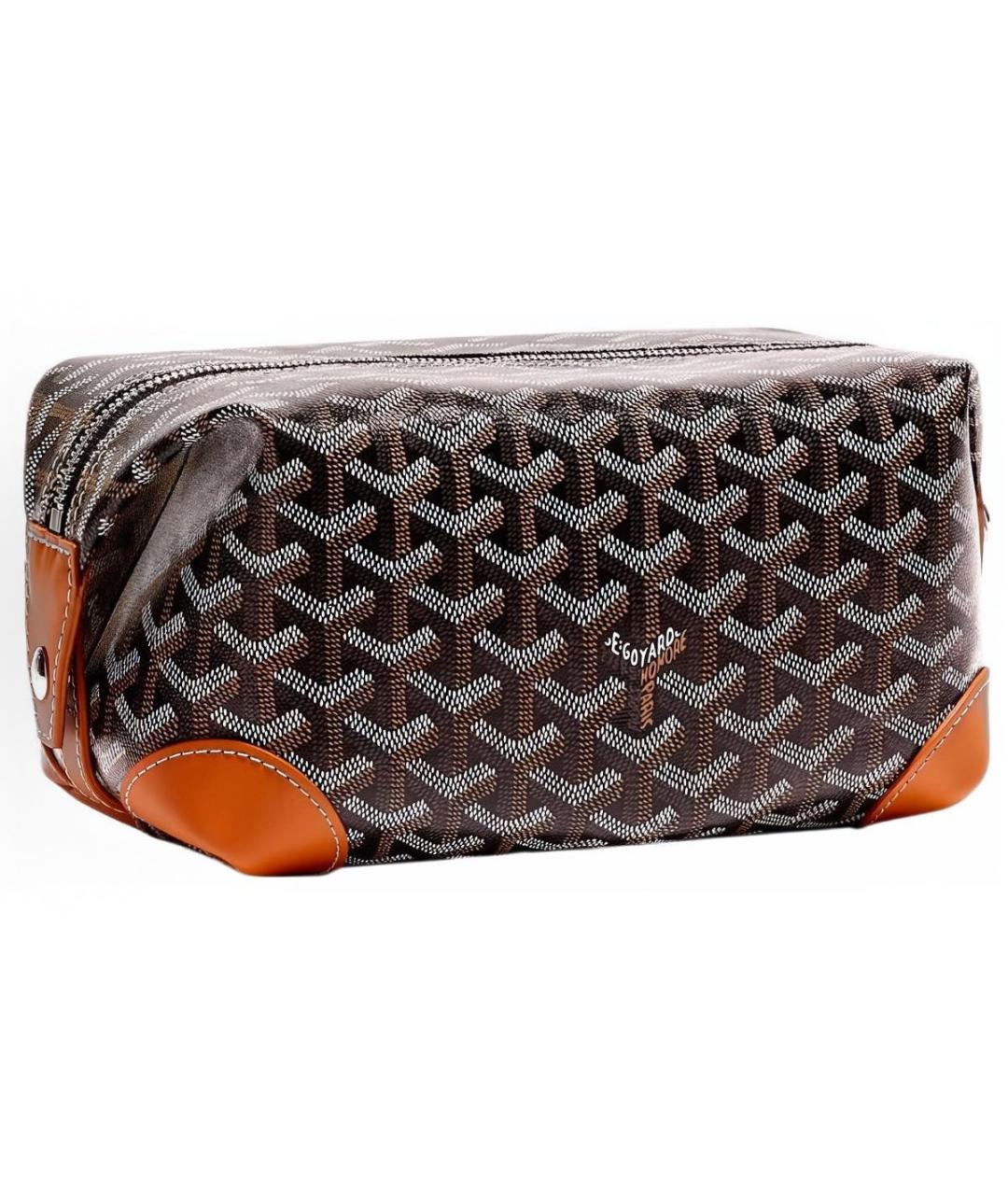 GOYARD Коричневая косметичка, фото 2