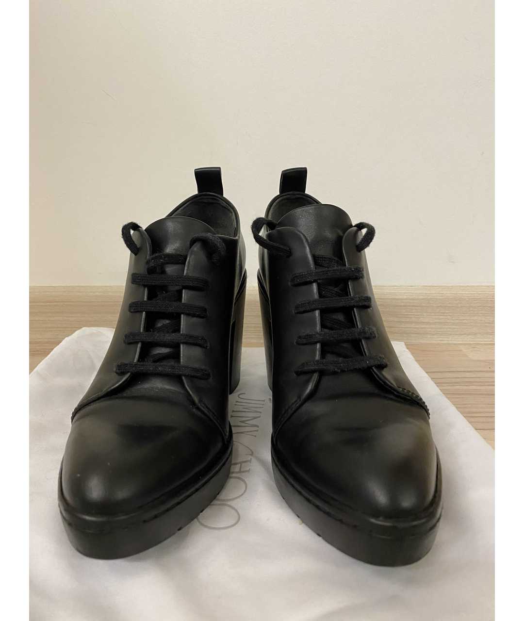 ALEXANDER WANG Черные кожаные ботинки, фото 2