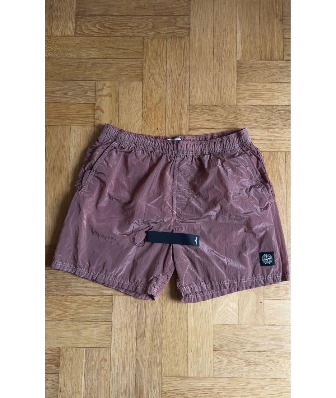 STONE ISLAND Коралловые шорты, фото 5