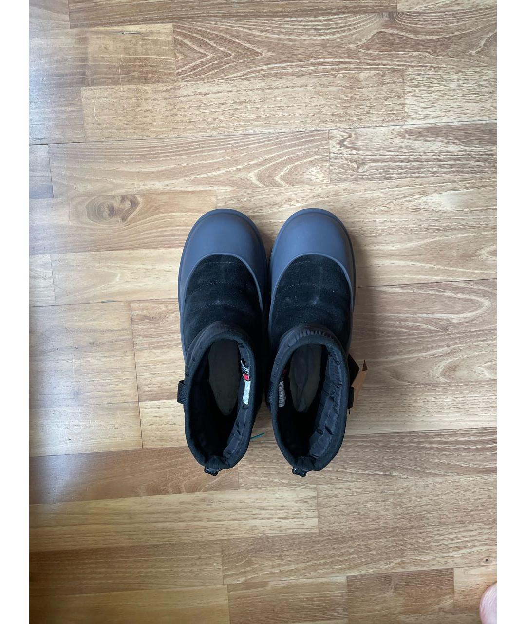 UGG AUSTRALIA Черные синтетические сапоги, фото 3