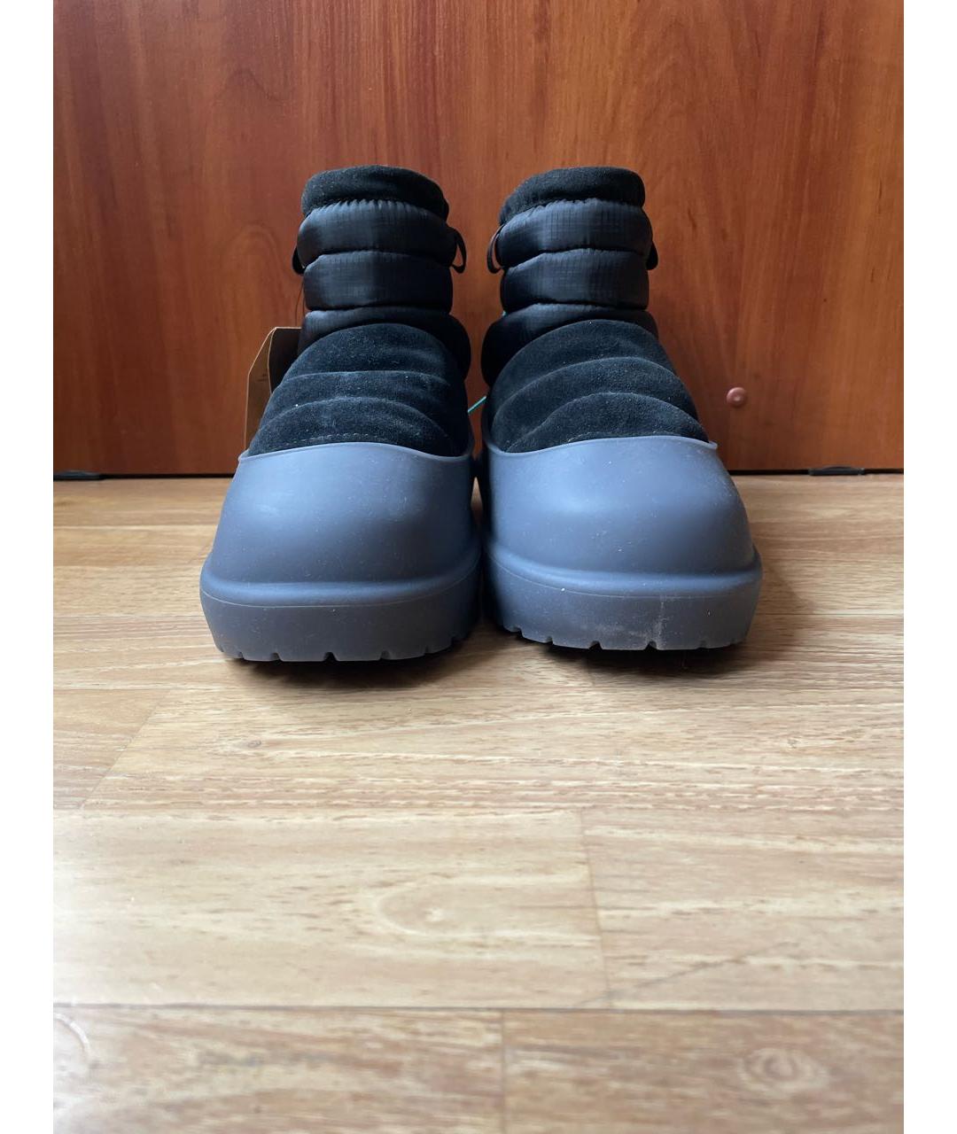 UGG AUSTRALIA Черные синтетические сапоги, фото 2