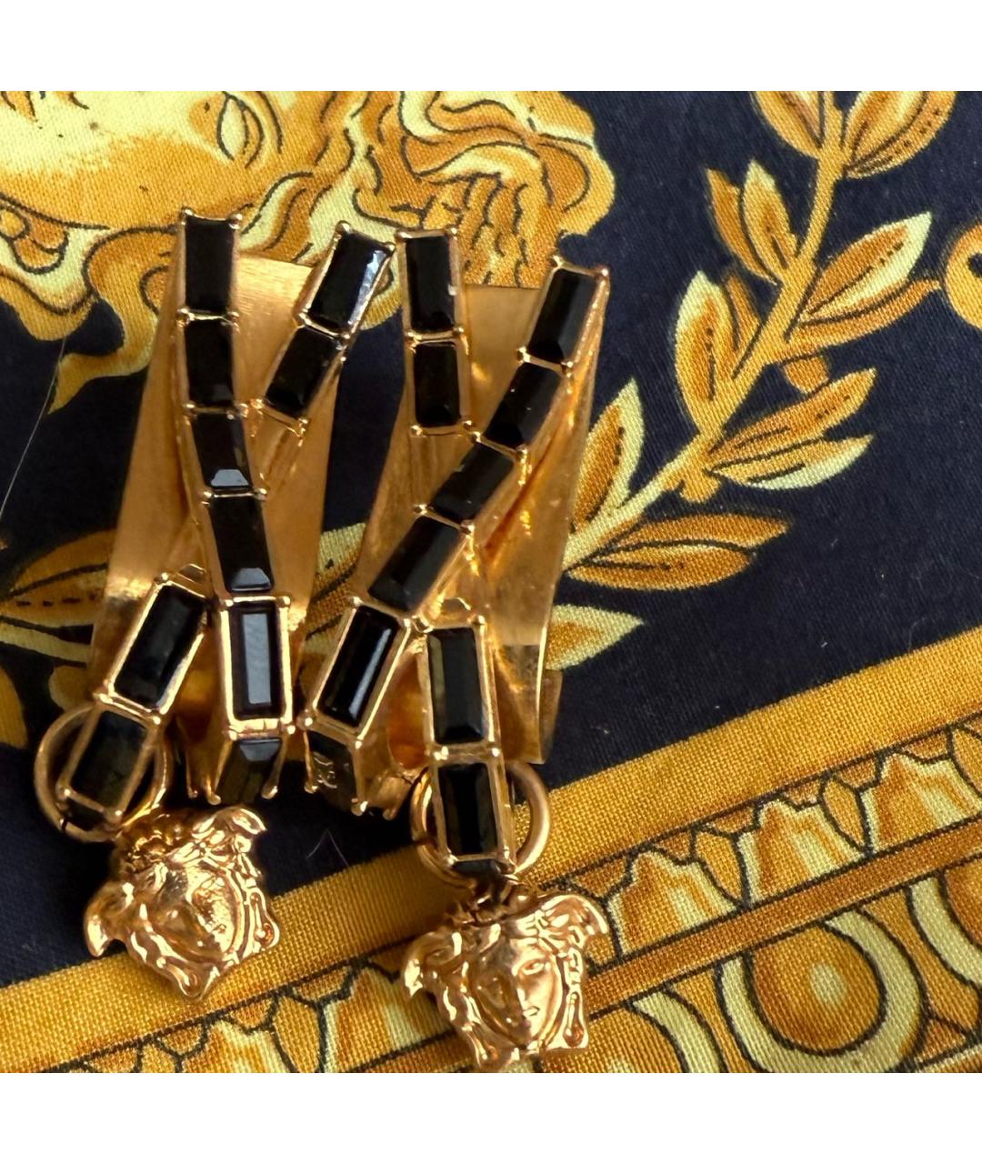 VERSACE Латунные серьги, фото 2
