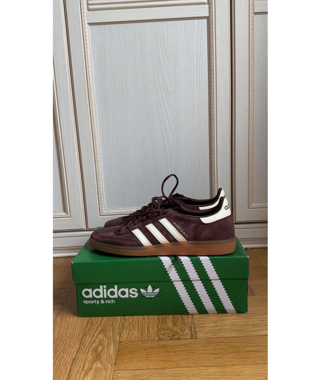 ADIDAS Коричневые низкие кроссовки / кеды, фото 2