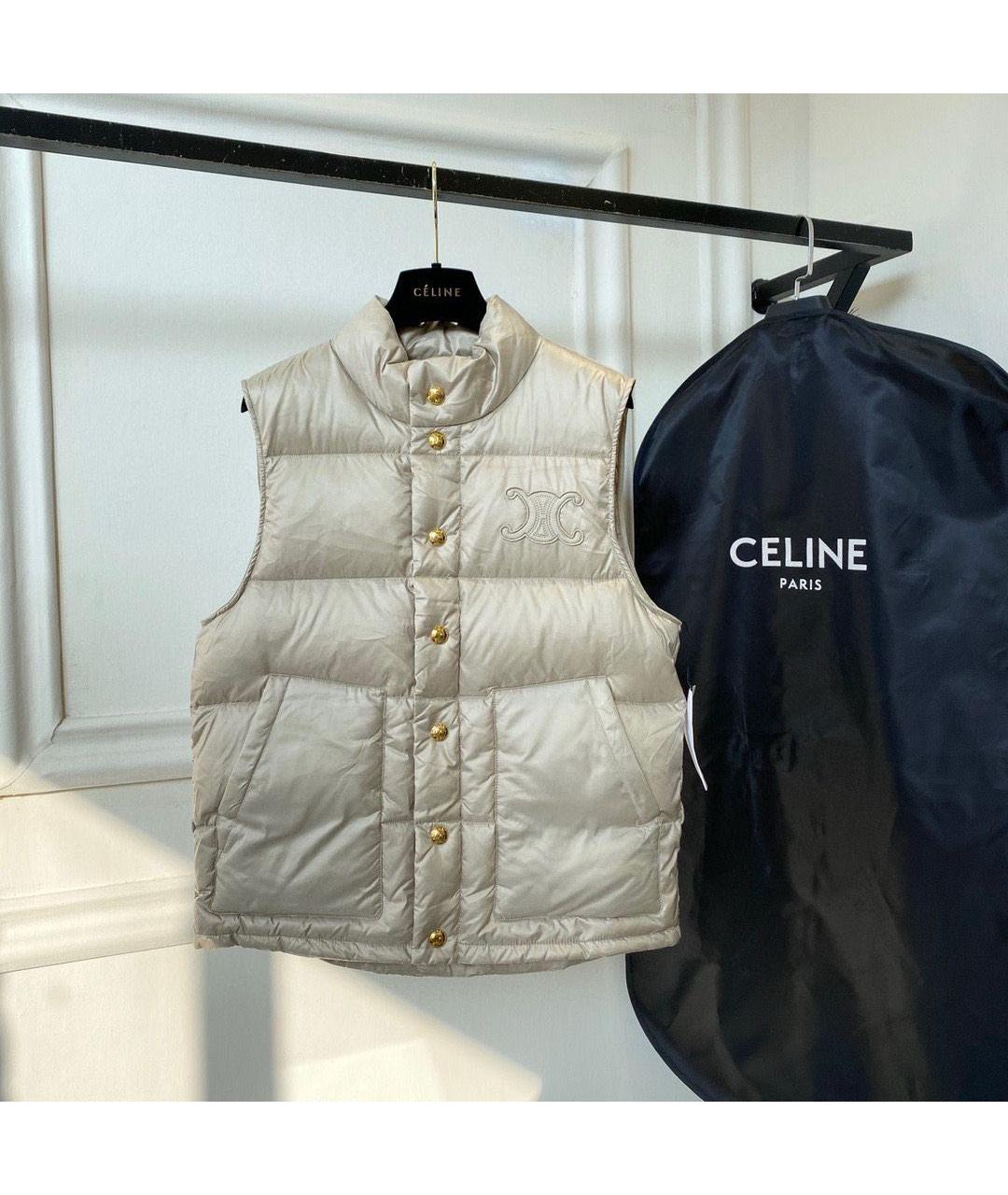 CELINE Бежевый жилет, фото 2