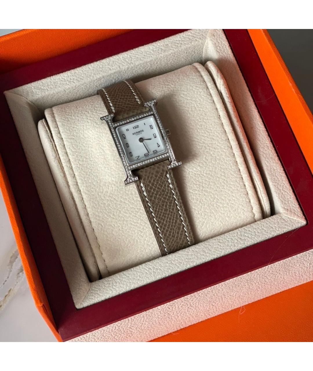 HERMES Часы из белого золота, фото 3