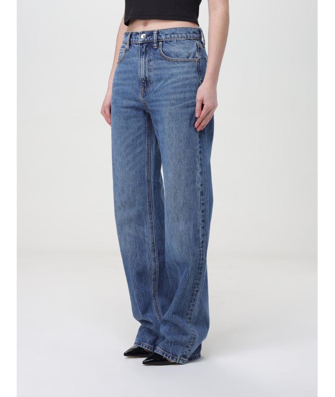 ALEXANDER WANG Синие прямые джинсы, фото 3