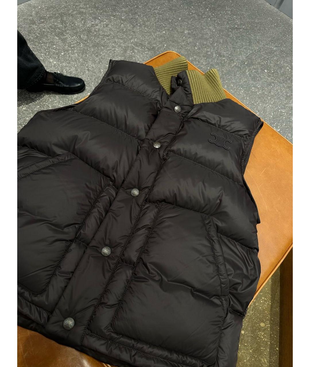 CELINE Черный жилет, фото 2