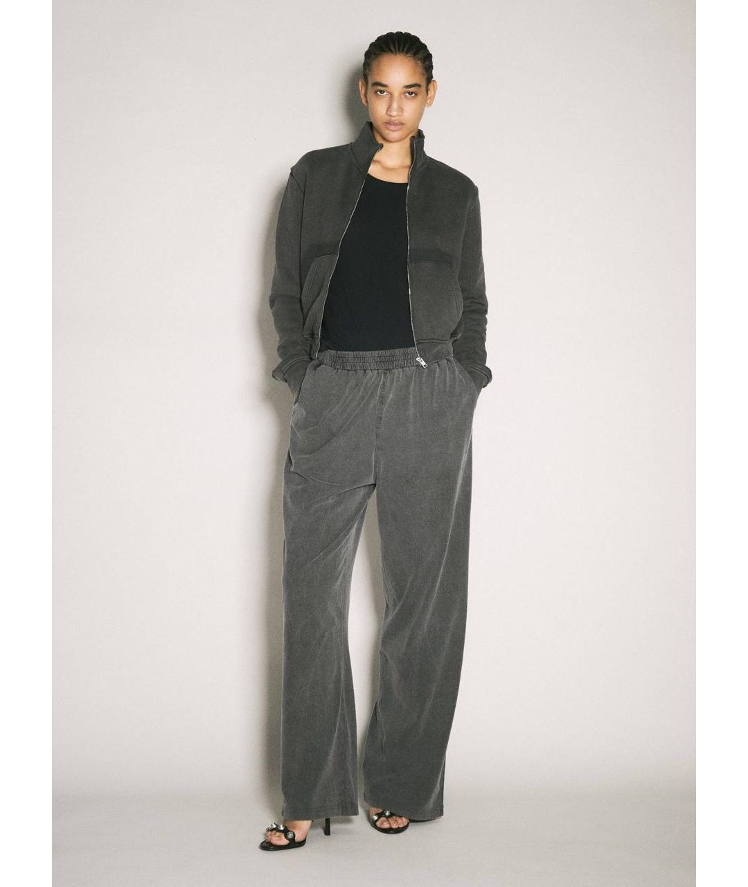 ALEXANDER WANG Черные спортивные брюки и шорты, фото 2