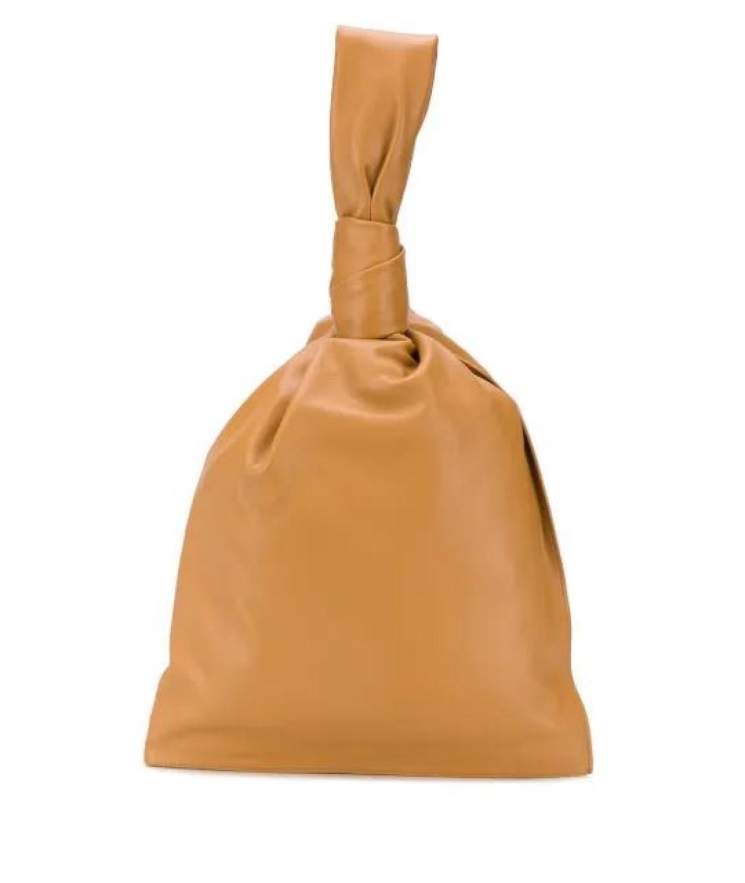 BOTTEGA VENETA Коричневая кожаная сумка тоут, фото 3