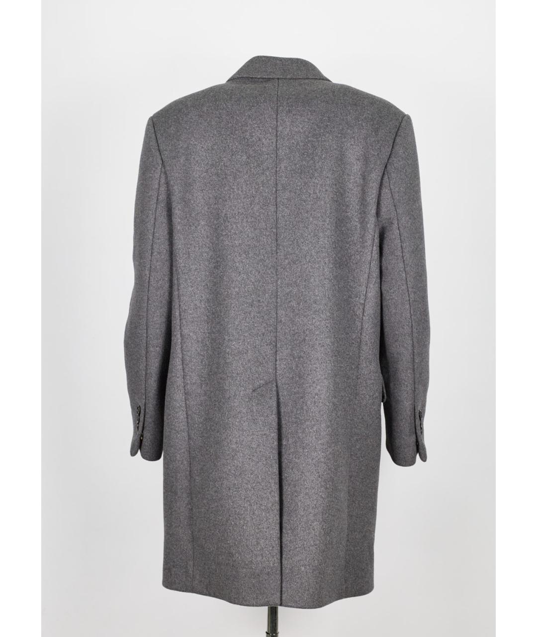 ACNE STUDIOS Серое шерстяное пальто, фото 2