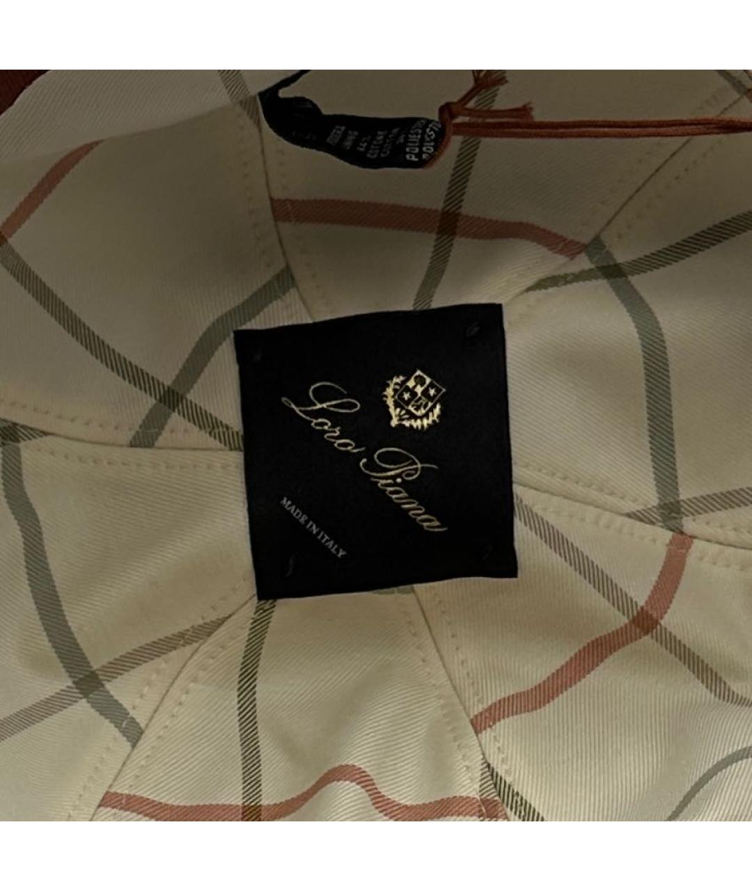 LORO PIANA Синяя хлопковая кепка, фото 3
