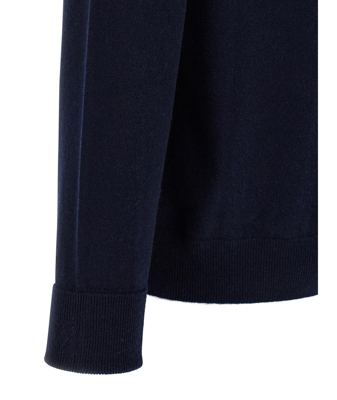 BALLANTYNE Синий кашемировый джемпер / свитер, фото 4
