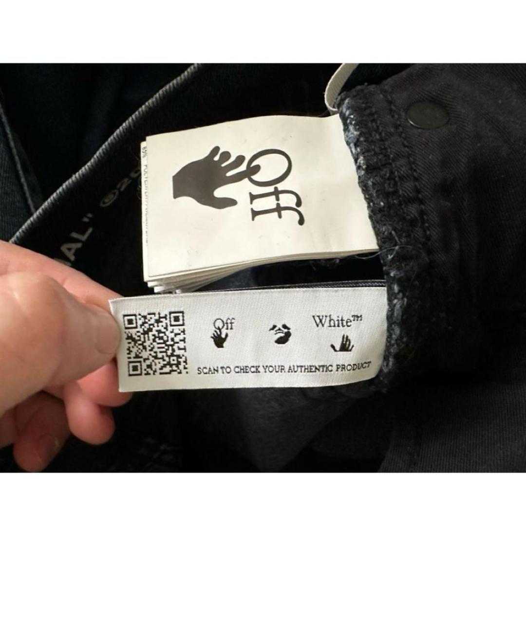 OFF-WHITE Синие джинсы, фото 4