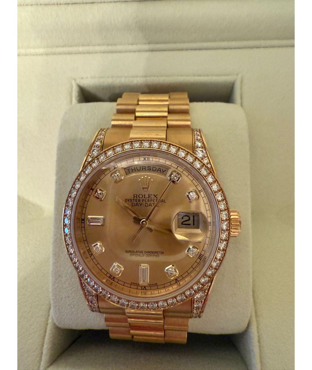 ROLEX Золотые часы из желтого золота, фото 9