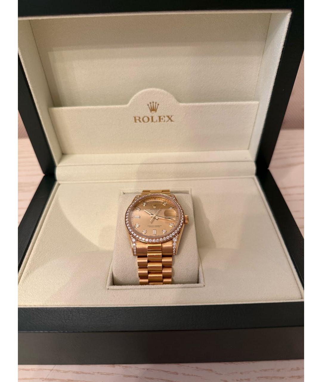 ROLEX Золотые часы из желтого золота, фото 2
