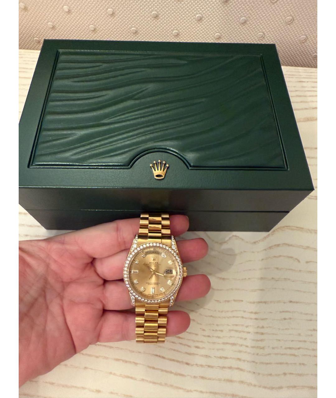 ROLEX Золотые часы из желтого золота, фото 7