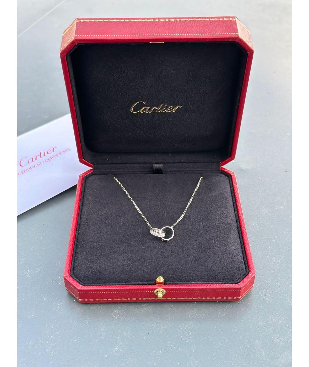 CARTIER Белая подвеска из белого золота, фото 2