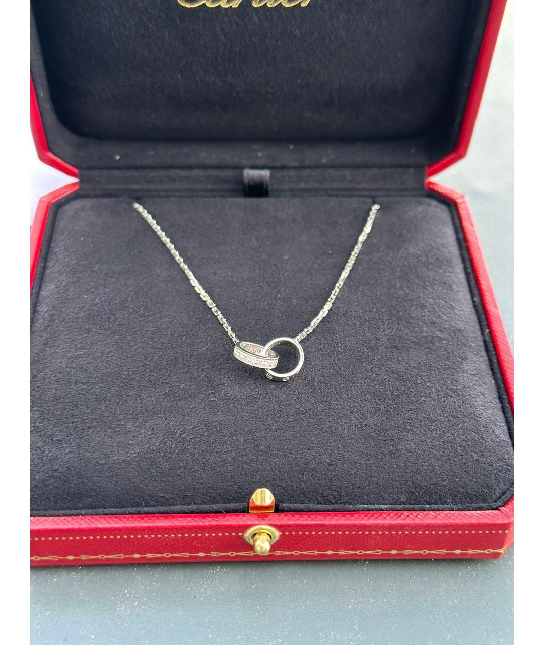 CARTIER Белая подвеска из белого золота, фото 9