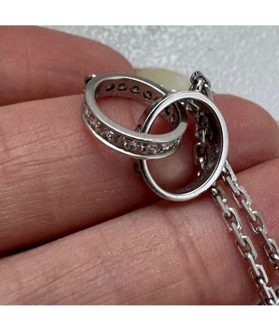 CARTIER Белая подвеска из белого золота, фото 7