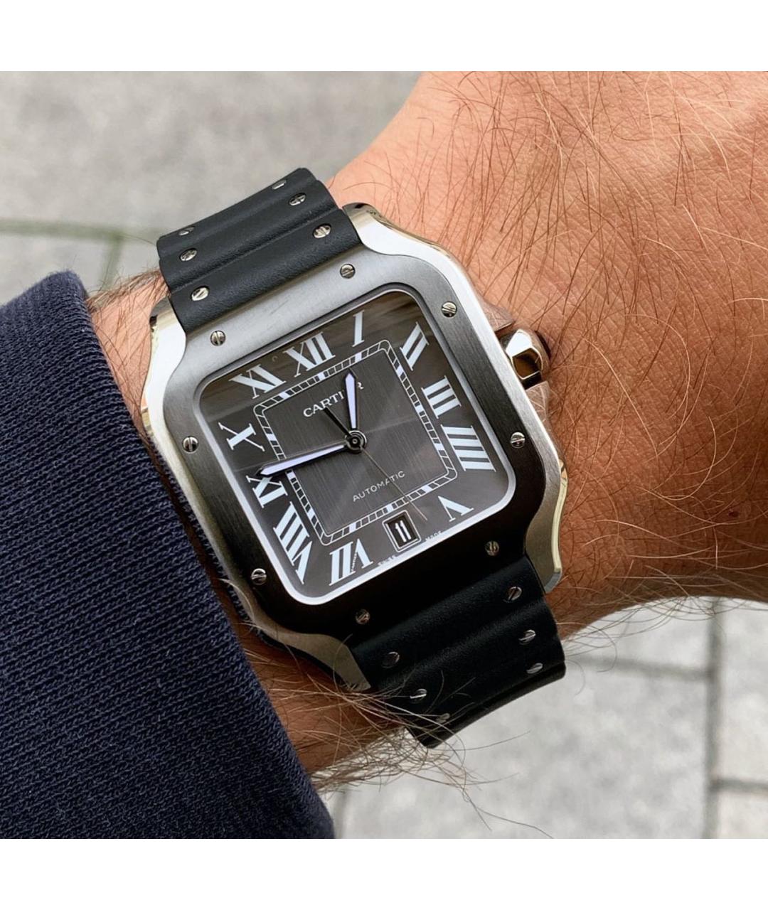 CARTIER Серебряные металлические часы, фото 8