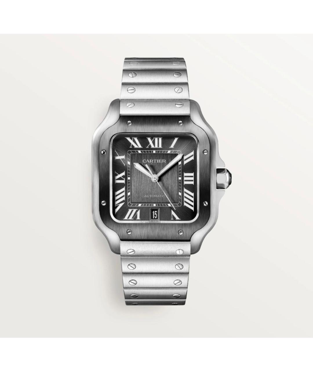CARTIER Серебряные металлические часы, фото 9