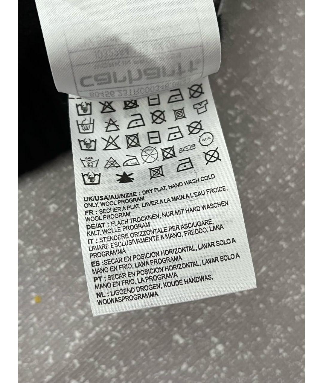 CARHARTT WIP Черная шерстяная жилетка, фото 7