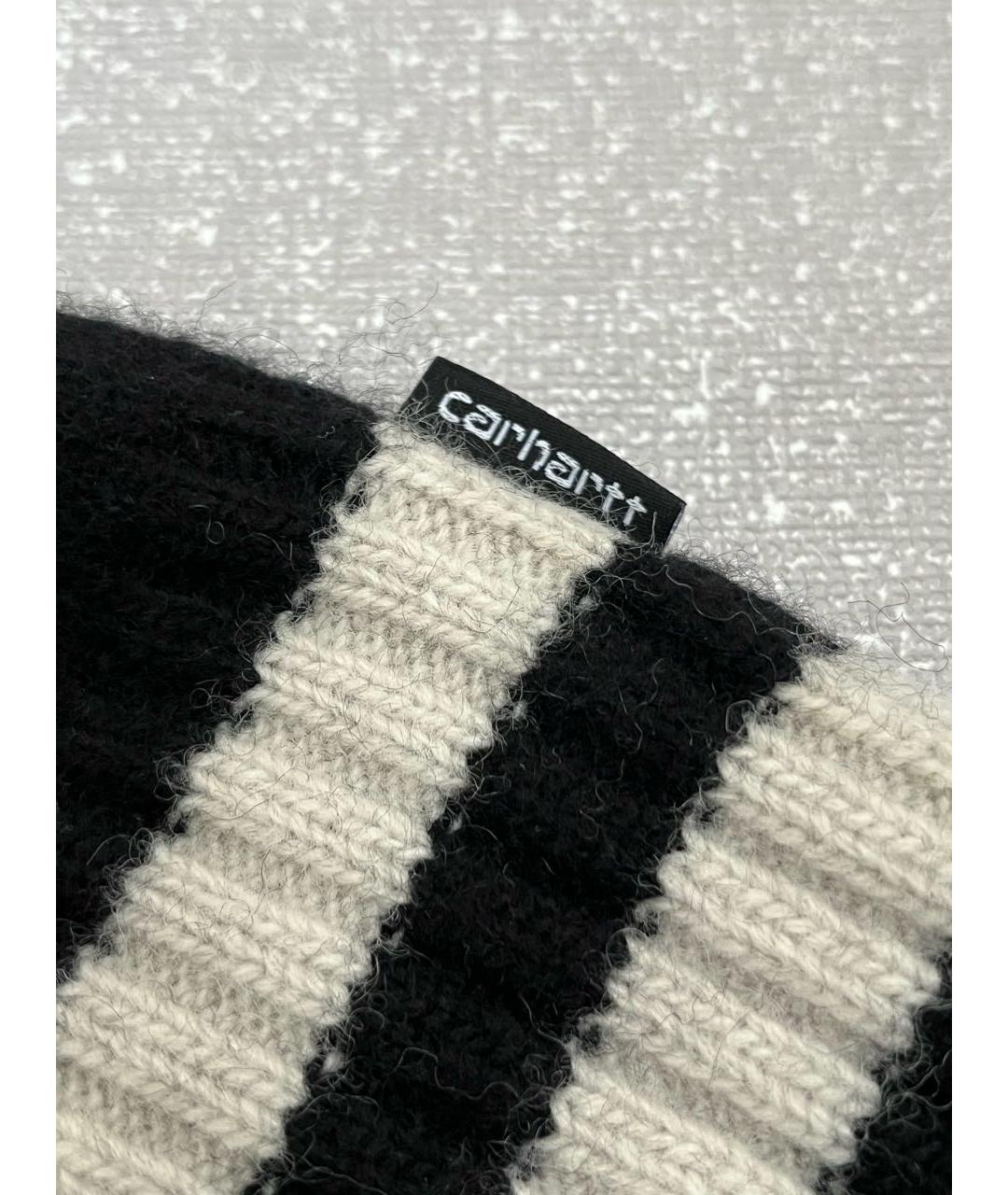 CARHARTT WIP Черная шерстяная жилетка, фото 5