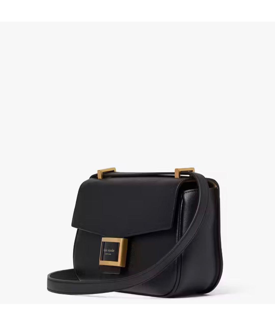 KATE SPADE Черная кожаная сумка через плечо, фото 3