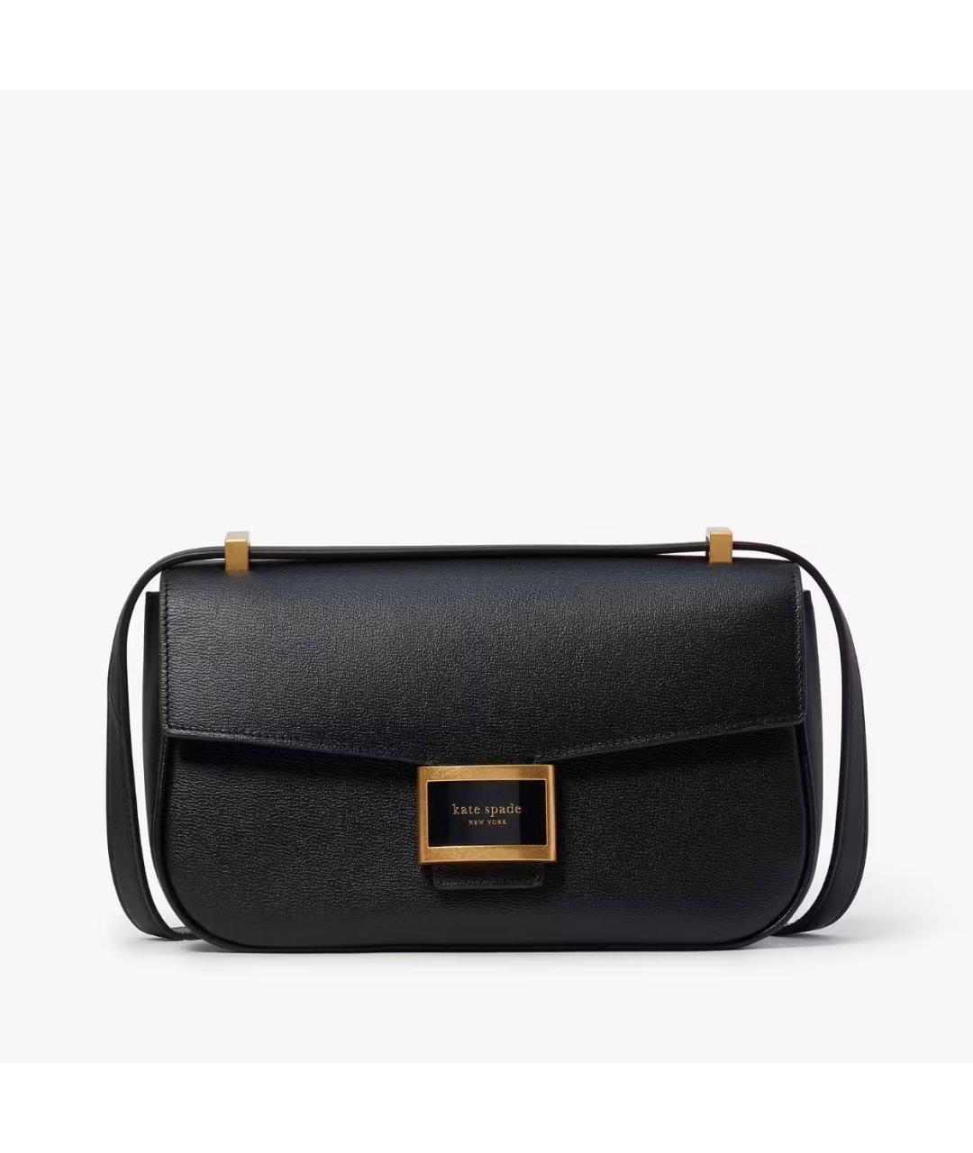 KATE SPADE Черная кожаная сумка через плечо, фото 7