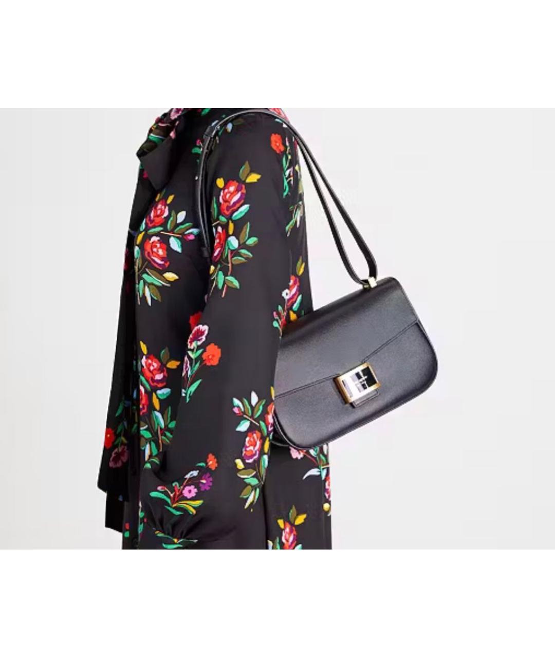 KATE SPADE Черная кожаная сумка через плечо, фото 2
