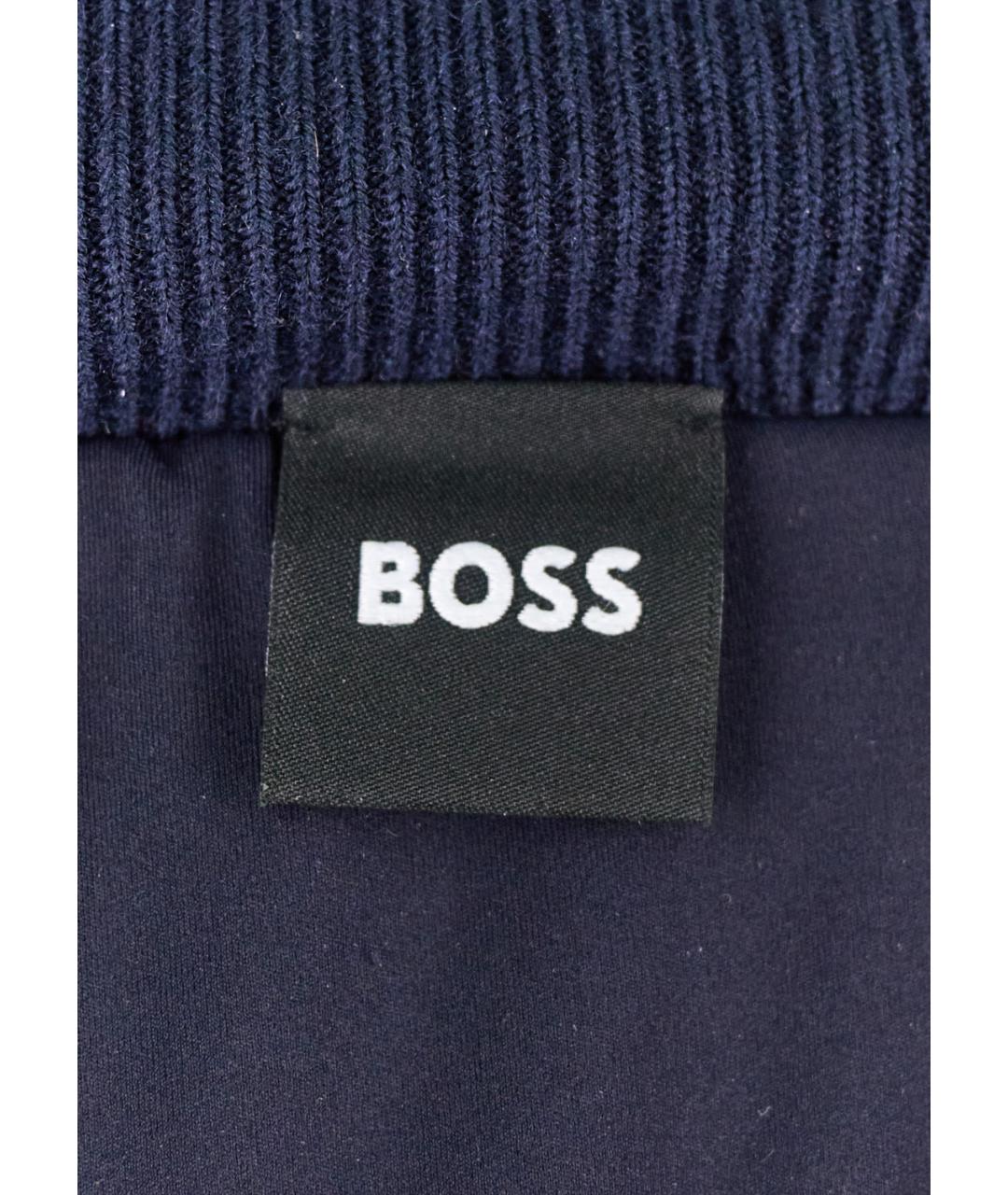 HUGO BOSS Синяя шерстяная куртка, фото 3