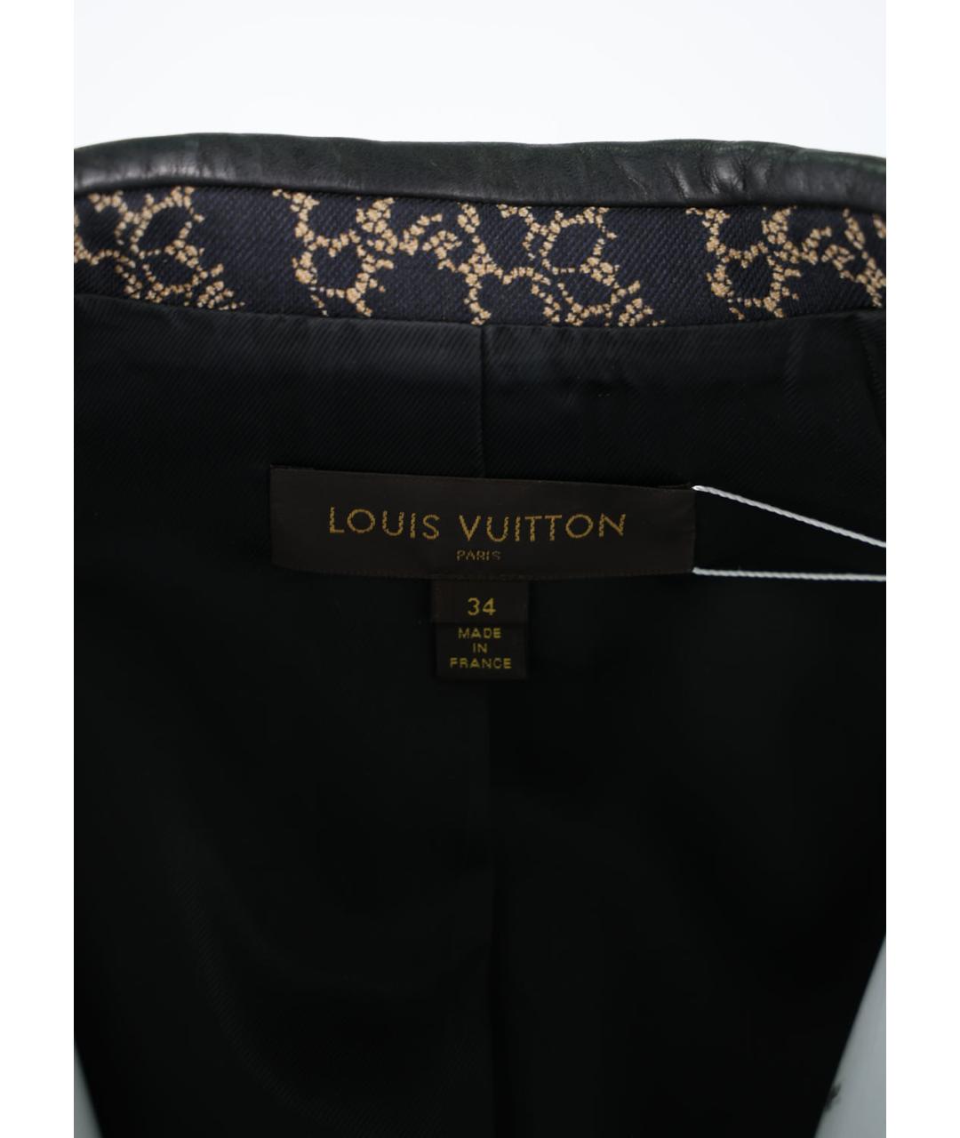 LOUIS VUITTON Черный шерстяной жакет/пиджак, фото 3