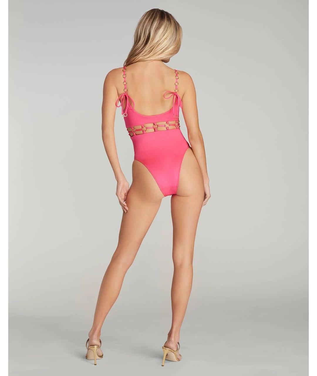 AGENT PROVOCATEUR Розовый синтетический купальник, фото 4