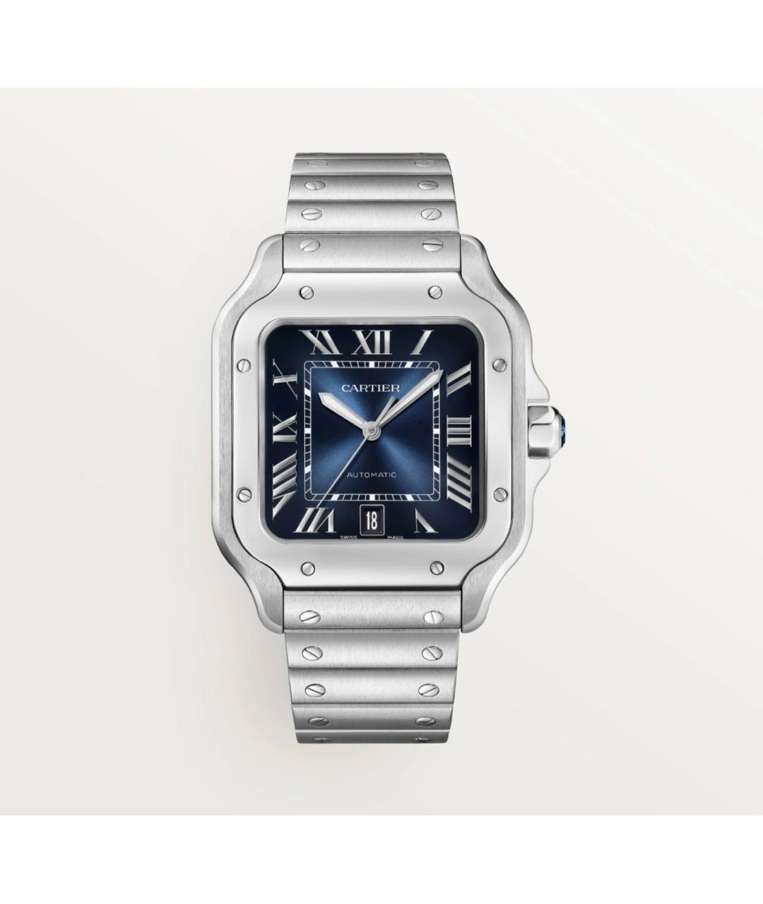 CARTIER Темно-синие часы, фото 9