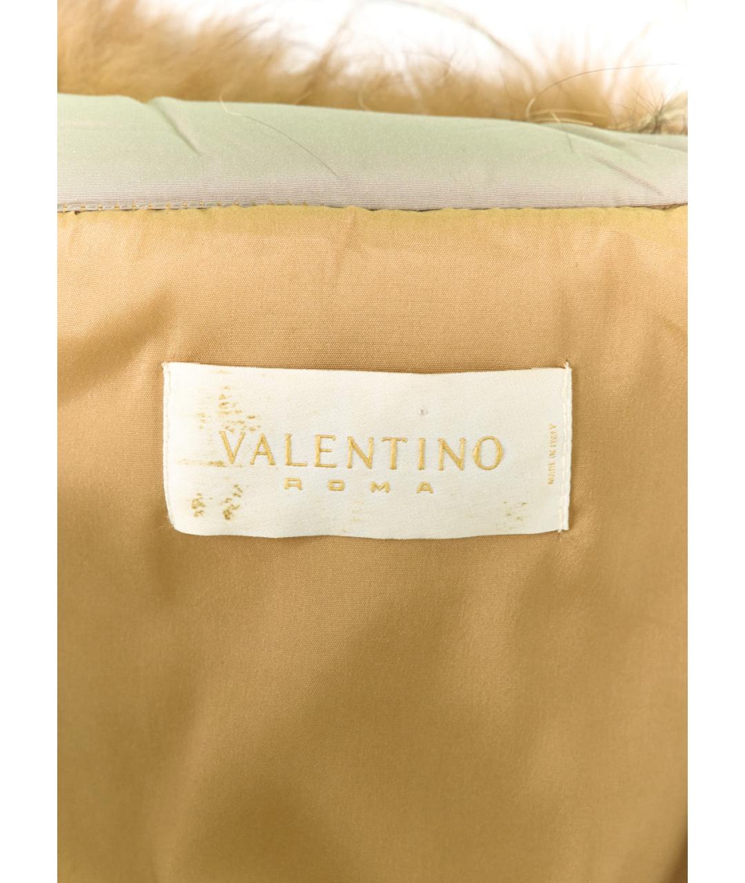 VALENTINO Серое полиэстеровое пальто, фото 3
