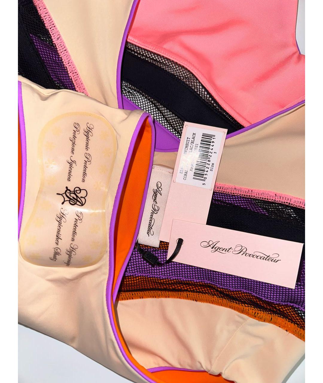 AGENT PROVOCATEUR Коралловый синтетический купальник, фото 8