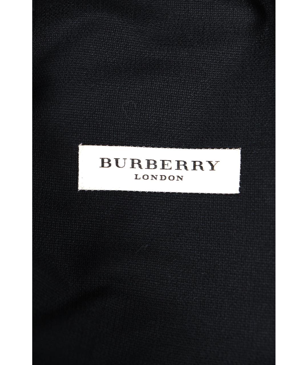 BURBERRY Черный шерстяной пиджак, фото 3
