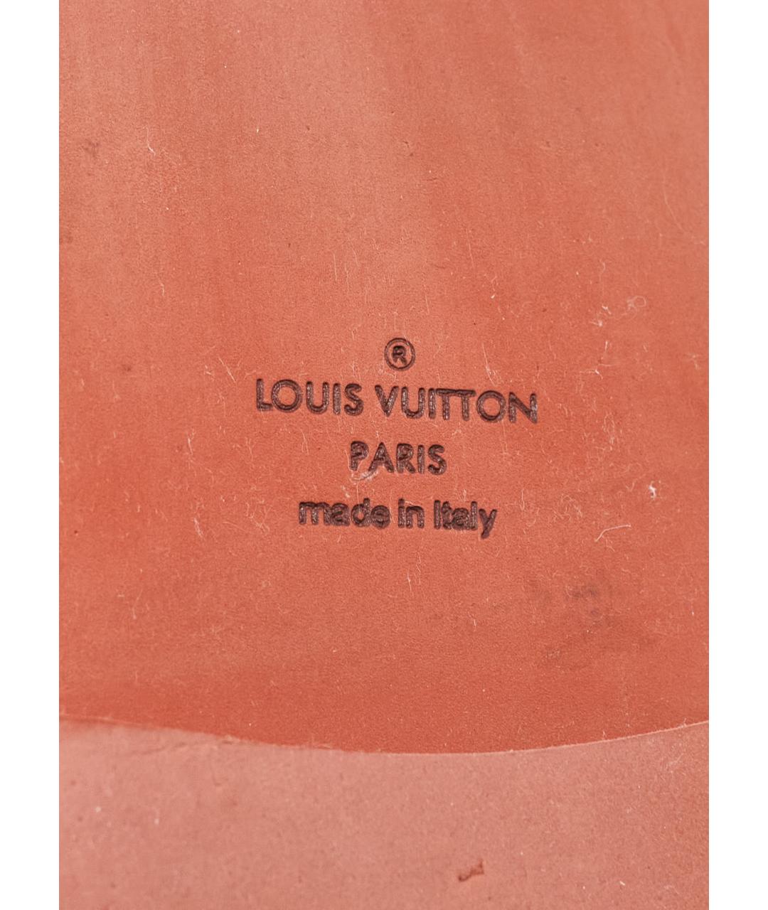 LOUIS VUITTON Синие замшевые туфли, фото 6