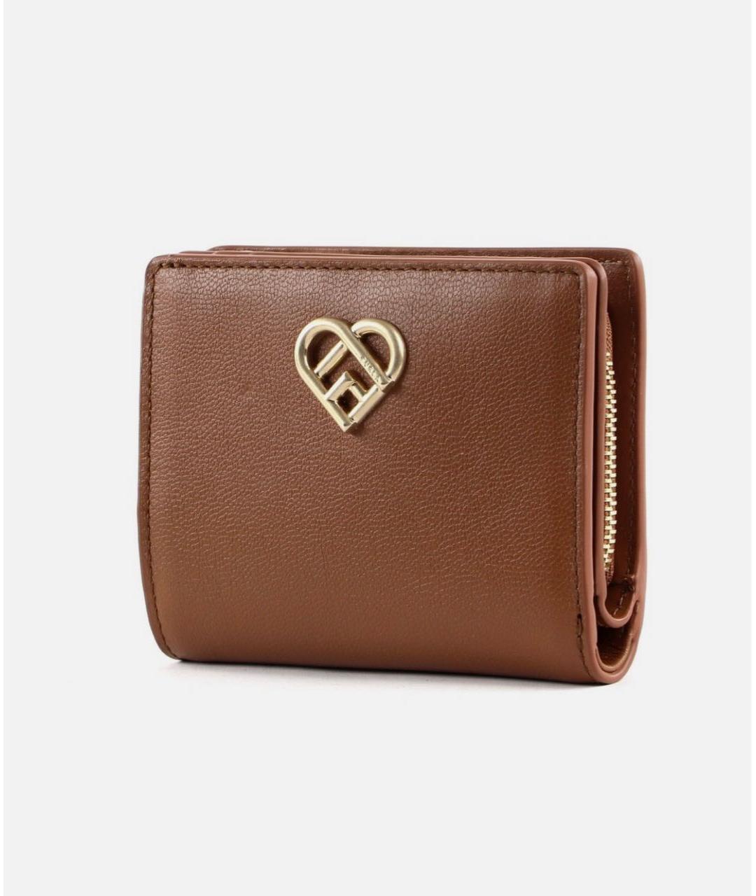 FURLA Коричневый кожаный кошелек, фото 2