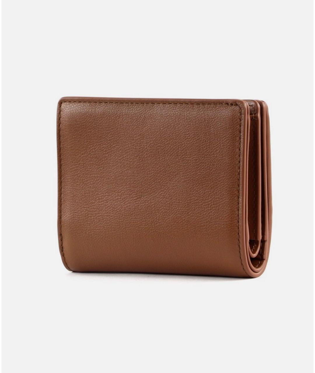 FURLA Коричневый кожаный кошелек, фото 5