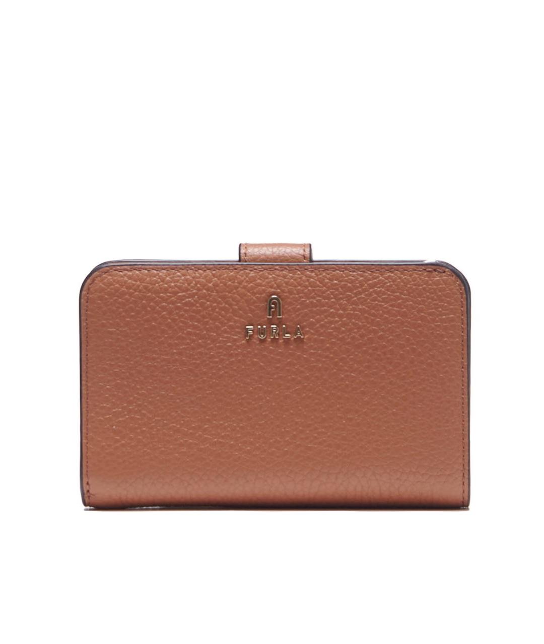 FURLA Коричневый кожаный кошелек, фото 6