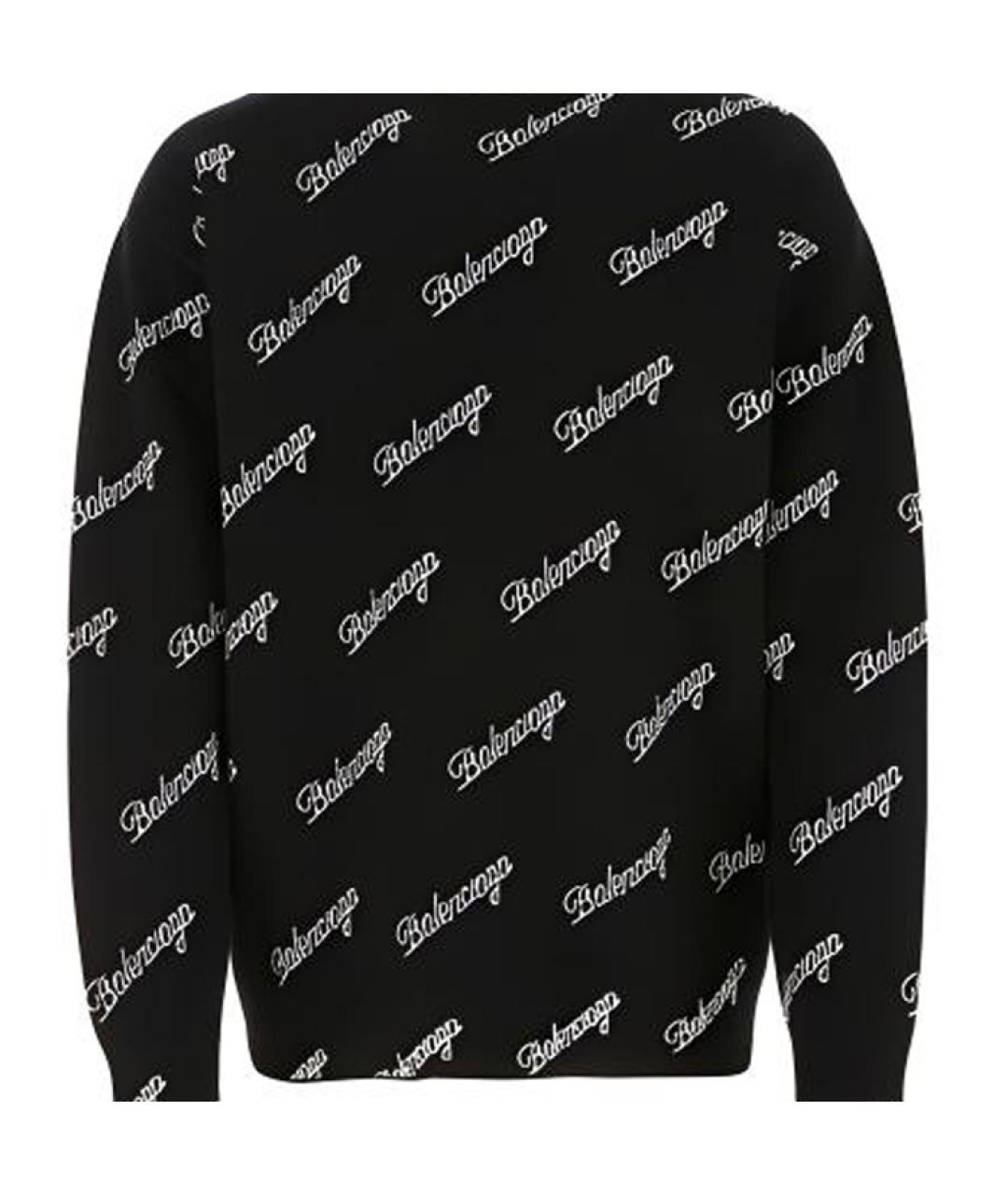BALENCIAGA Черный джемпер / свитер, фото 4