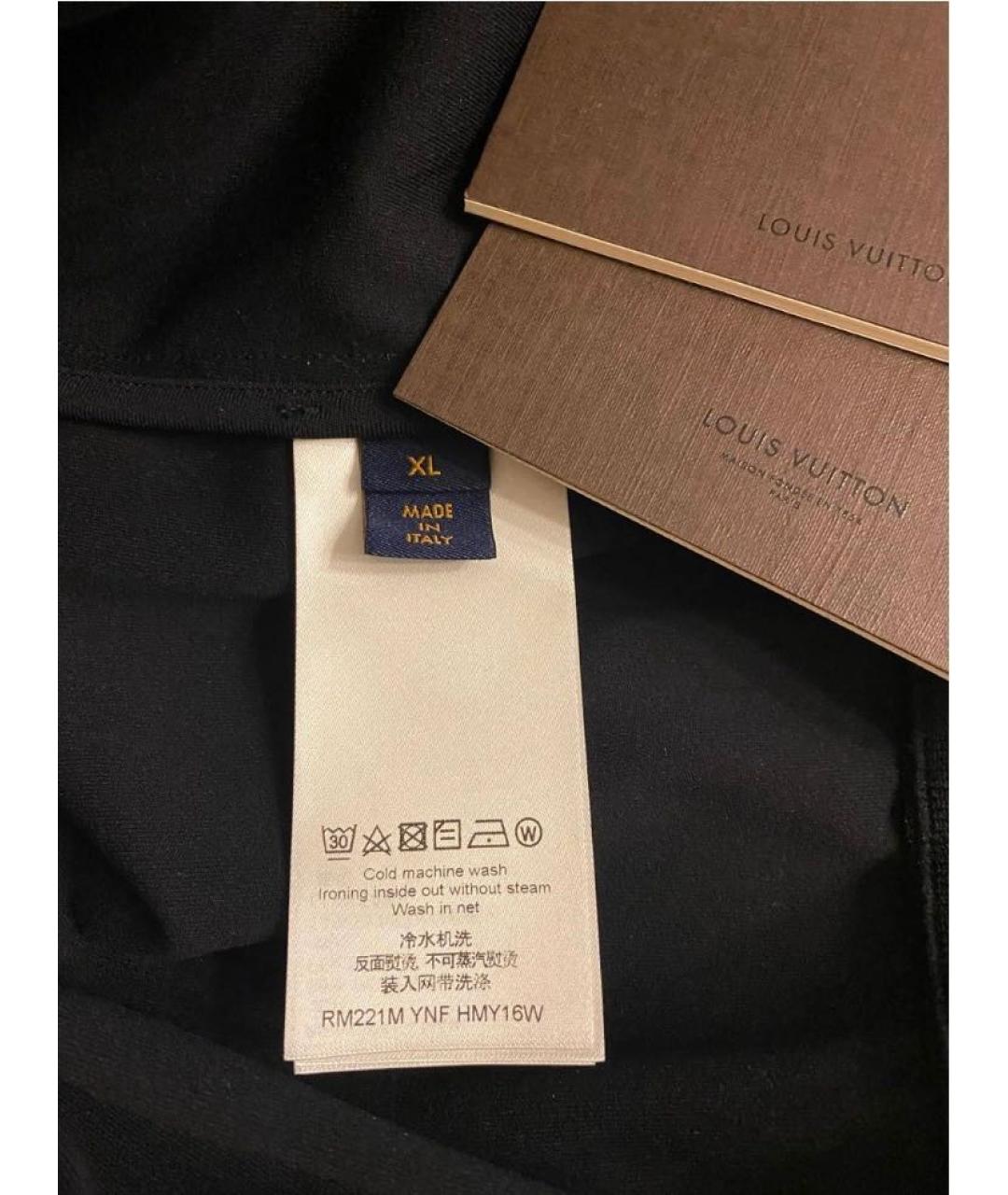 LOUIS VUITTON Черная полиамидовая куртка, фото 7