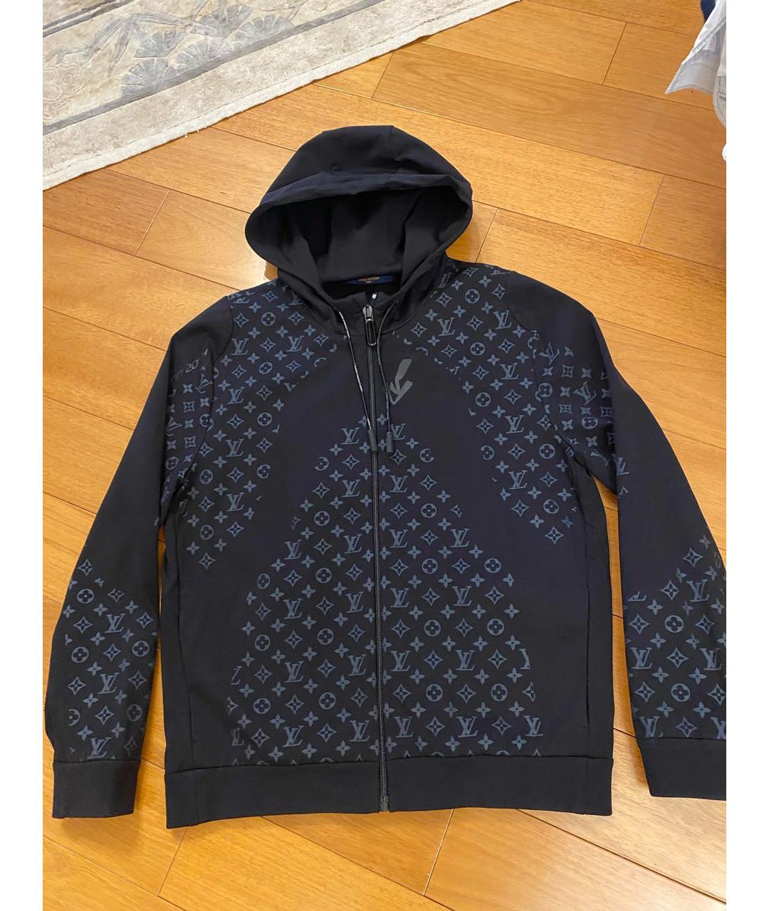 LOUIS VUITTON Черная полиамидовая куртка, фото 9