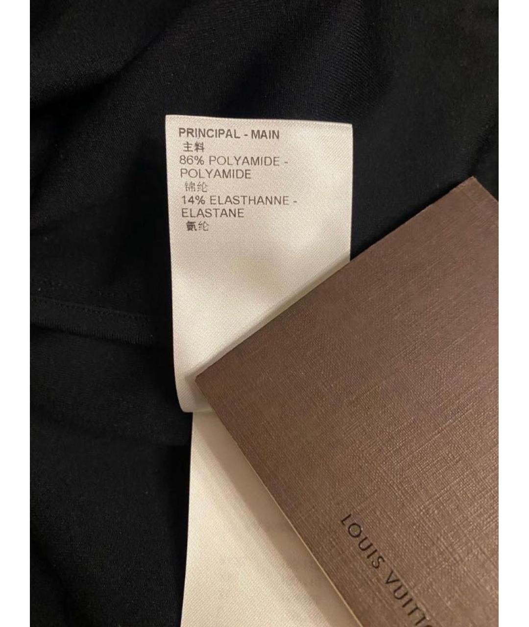 LOUIS VUITTON Черная полиамидовая куртка, фото 8