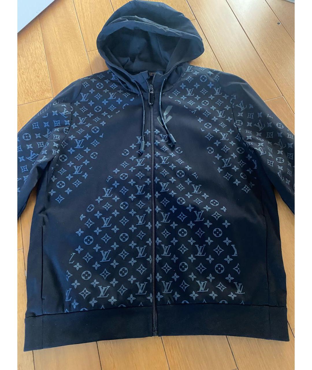 LOUIS VUITTON Черная полиамидовая куртка, фото 5